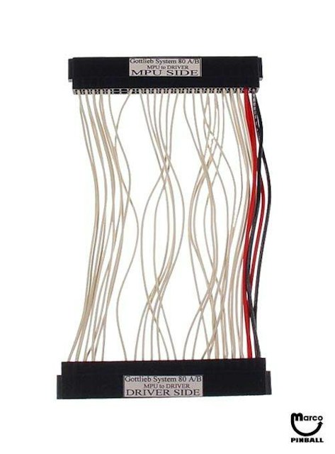Wiring harness Gottlieb System 80 A/B 7 inch CAGS5-A1J4