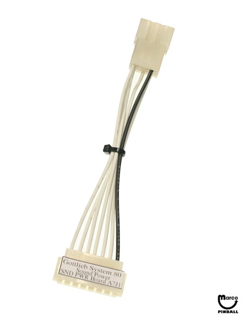 Wiring harness Gottlieb Sys 80 sound power