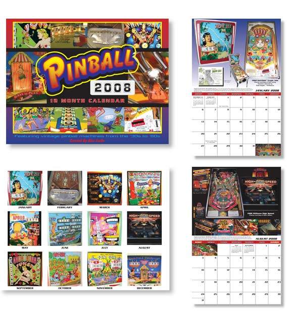 Calendar - 2008 Pinball Collector