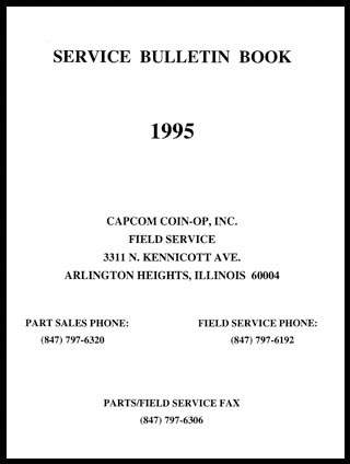 Capcom 1995 Service Bulletins