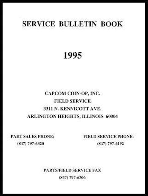 Capcom 1995 Service Bulletins