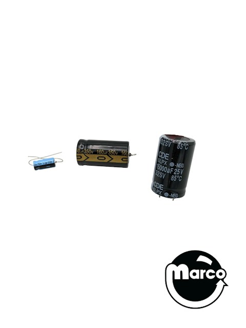 Capacitor kit - Bally solenoid driver/voltage regulator A3