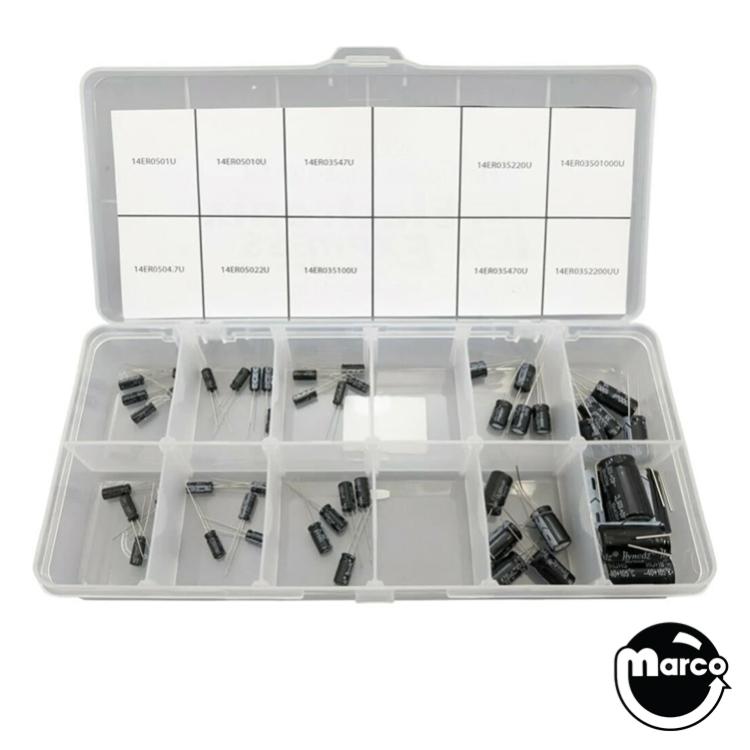 Capacitor Kit radial assortment 50 piece