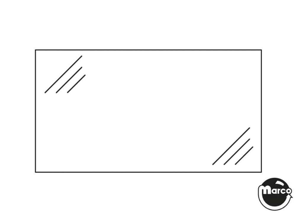 Acetate instruction/score card cover 2-1/4 x 4 inch