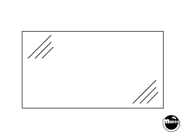 Acetate instruction/score card cover 3-1/2 x 6 inch