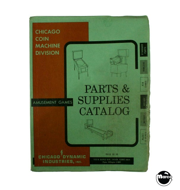 Chicago Coin Machine 1969 Parts Catalog