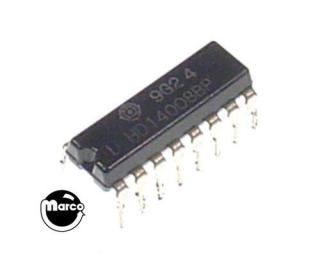 IC - 16 pin DIP HD14008 CMOS 4 bit adder