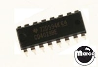 IC - 16 pin DIP presettable up/down dtr.