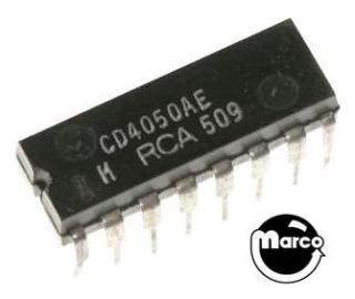 IC - 16 pin DIP buffer & line driver MC14050 5310-09153-00