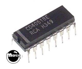 IC - 16 pin DIP Single 8-ch. mpx/dempx