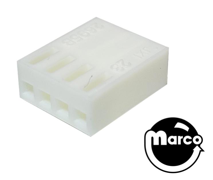 Connector .100 inch 4 position female 22-01-2047