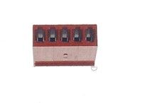 Connector .100 inch 5 position female