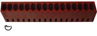Connector .100" 16 position female