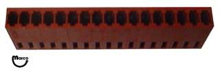 Connector .100 inch 17 position female 22-01-2171
