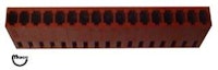 Connector .100 inch 17 position female