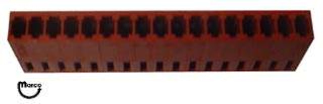 Connector .100 inch 17 position female 22-01-2171