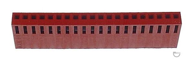 Connector .100 inch 20 position female 22-01-2201 5-640440-0 USE (2) CF10010