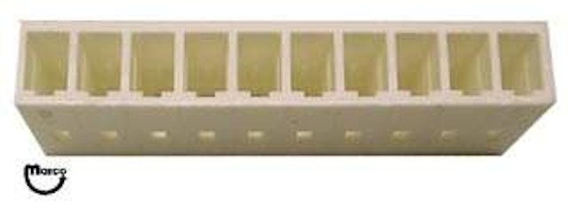 Connector .156 inch 10 position Female