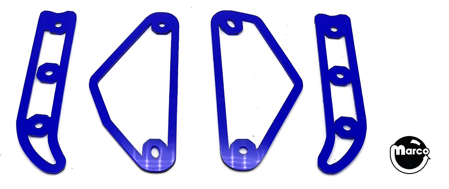 DEMOLITION MAN (Williams) Color Guard shield set blue