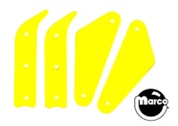FISH TALES (Williams) Color Guard set YELLOW