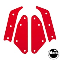 TEENAGE TURTLES (DATA EAST) Color Guard Red (4)