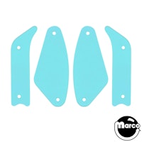 SIMPSONS PINBALL PARTY (Stern) FLUORESCENT GUARD BLUE (4)