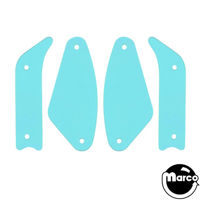 SIMPSONS PINBALL PARTY (Stern) FLUORESCENT GUARD BLUE (4)