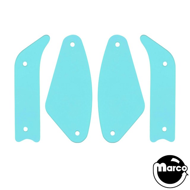 SIMPSONS PINBALL PARTY (Stern) FLUORESCENT GUARD BLUE (4)