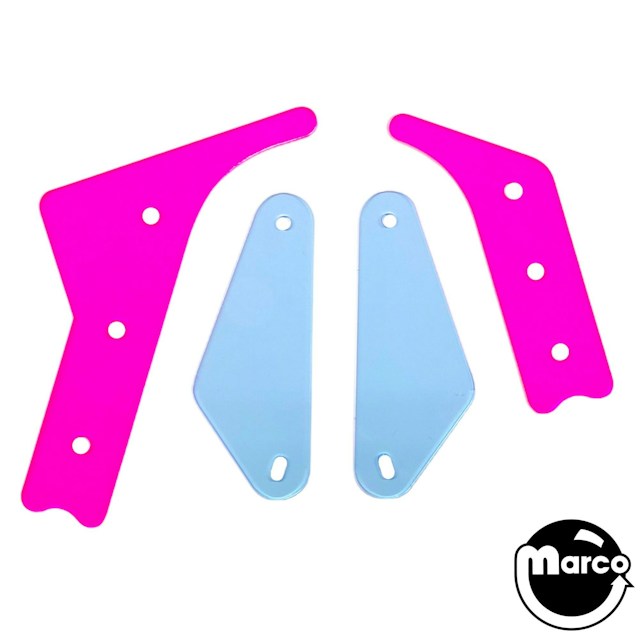 DIALED IN (Jersey Jack) Fluorescent Guard Blue/Red (4)