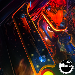BLACK KNIGHT SOR (Stern) Fluorescent Guard Orange (4)