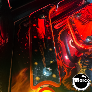 BLACK KNIGHT SOR (Stern) Fluorescent Guard Red (4)