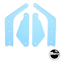 HOT WHEELS (American) Fluorescent Guard Blue (4)