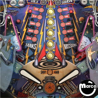 Galactic Tank Force (American Pinball) Color Guard (6)