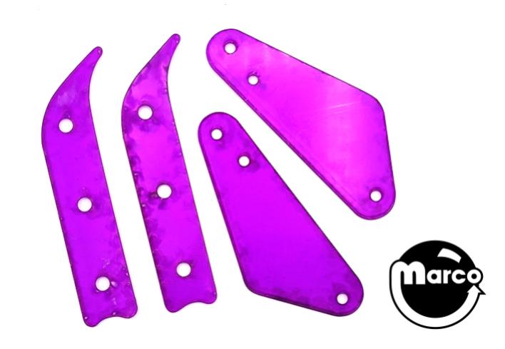 MEDIEVAL MADNESS (Williams) Color Guard shield set PURPLE