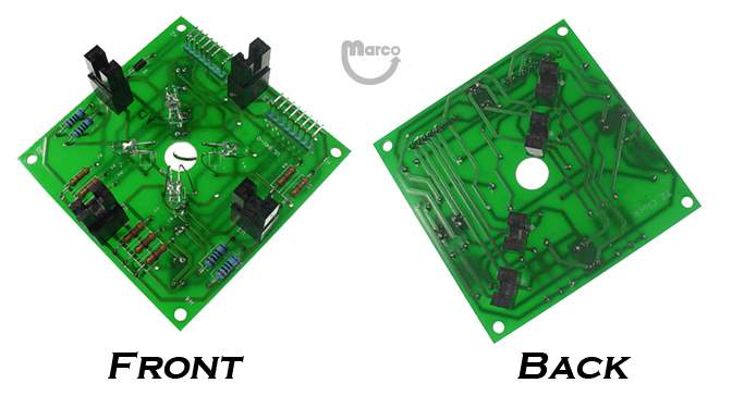 TWILIGHT ZONE (Bally) Clock min/hr Board