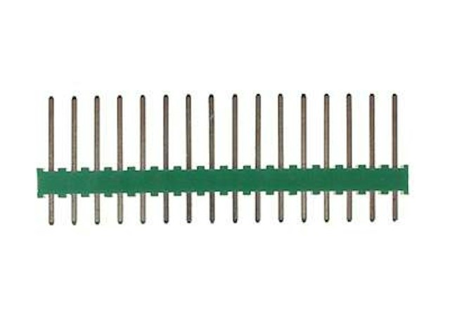Connector .100 inch 16 pos male header 5791-12461-16 22-03-2161