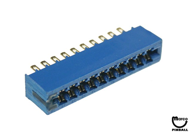 Connector - 10 pin single side edge USE 09-01-6101-GUD