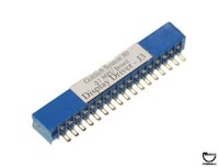 Connector - 17 pin single side edge USE 09-01-6171-GUD