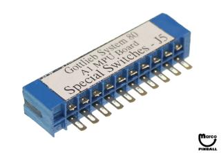 COGS8-A1J5 - Connector - 10 pin single side edge USE 09-01