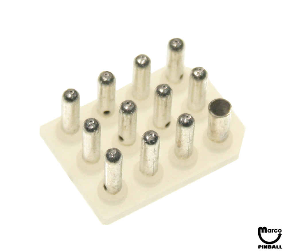 Connector pcb .093 inch 12 position USE 5791-09068-00