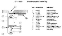 Ball popper assembly AE-24-900