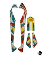 PINBALL POOL (Gottlieb) Plastic set