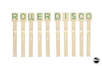 ROLLER DISCO (Gottlieb) Drop target set (10)