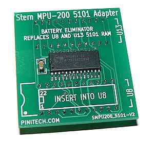 NVRAM Module Stern SEI MPU-200