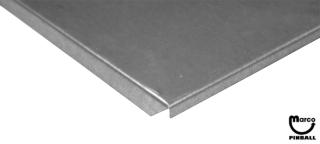 Backbox door Gottlieb wedge head wood channel