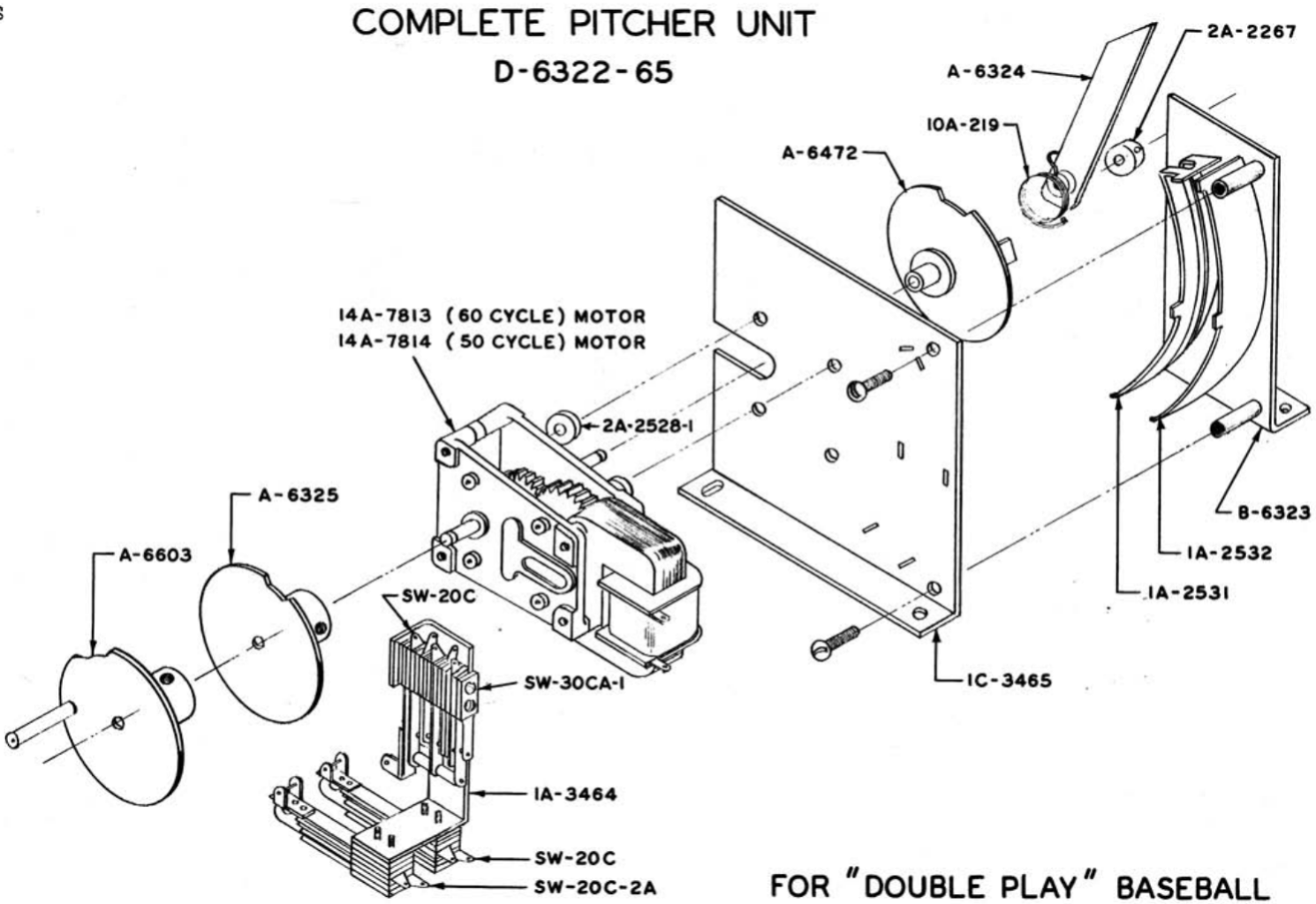 Ball pitcher unit Williams