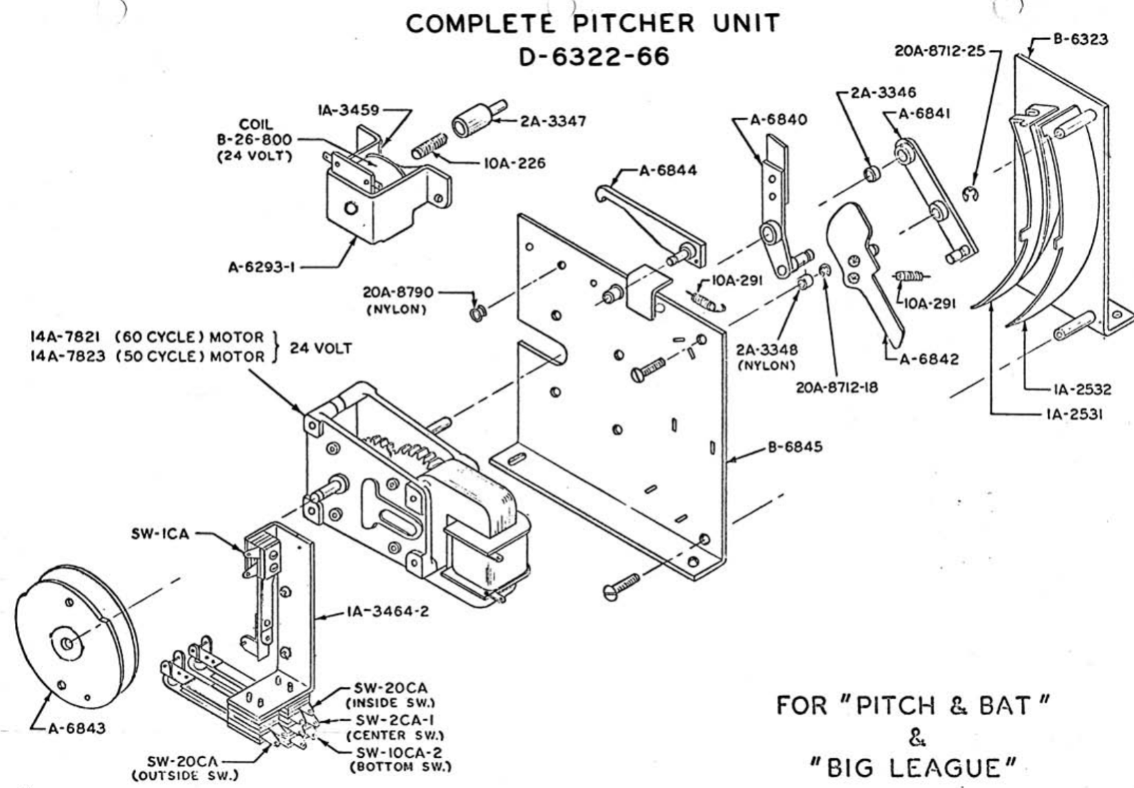 Ball pitcher unit Williams
