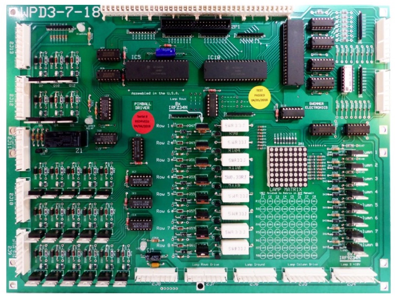 Driver board United/Williams Sys 3,4,6