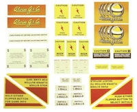 ALVIN G Shop Decal Set