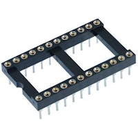 IC Socket  - 24 pins .600 inch machine